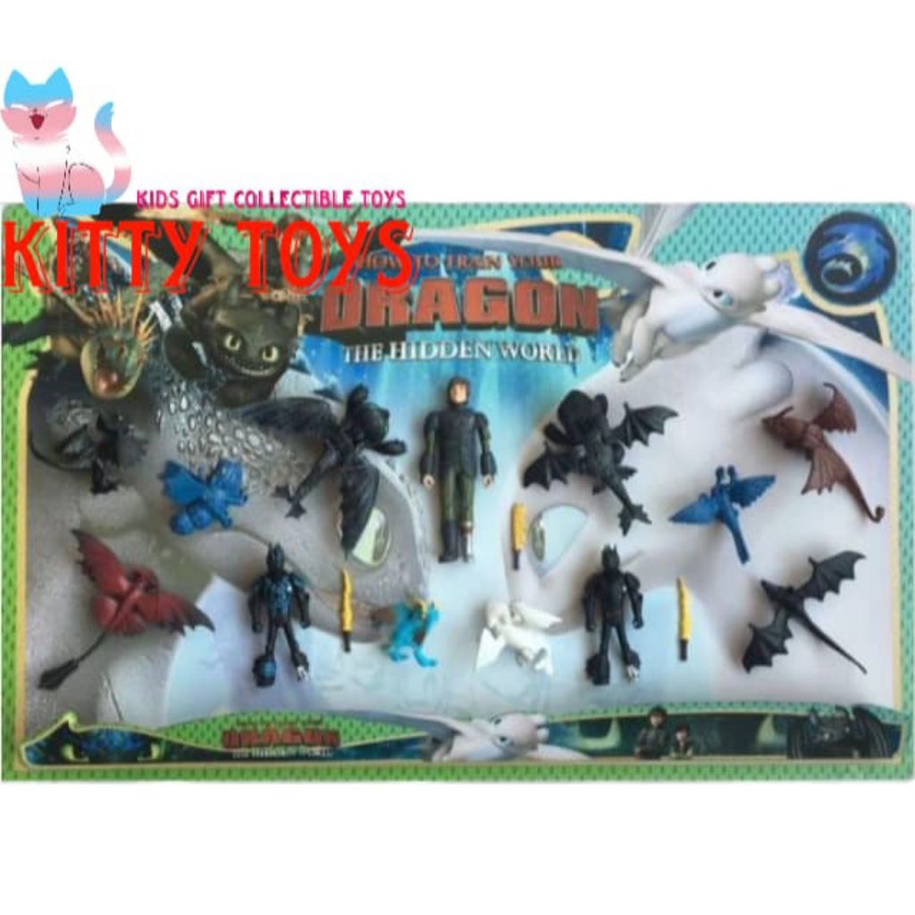 FIGURE HOW TO TRAIN YOUR DRAGON SET 10