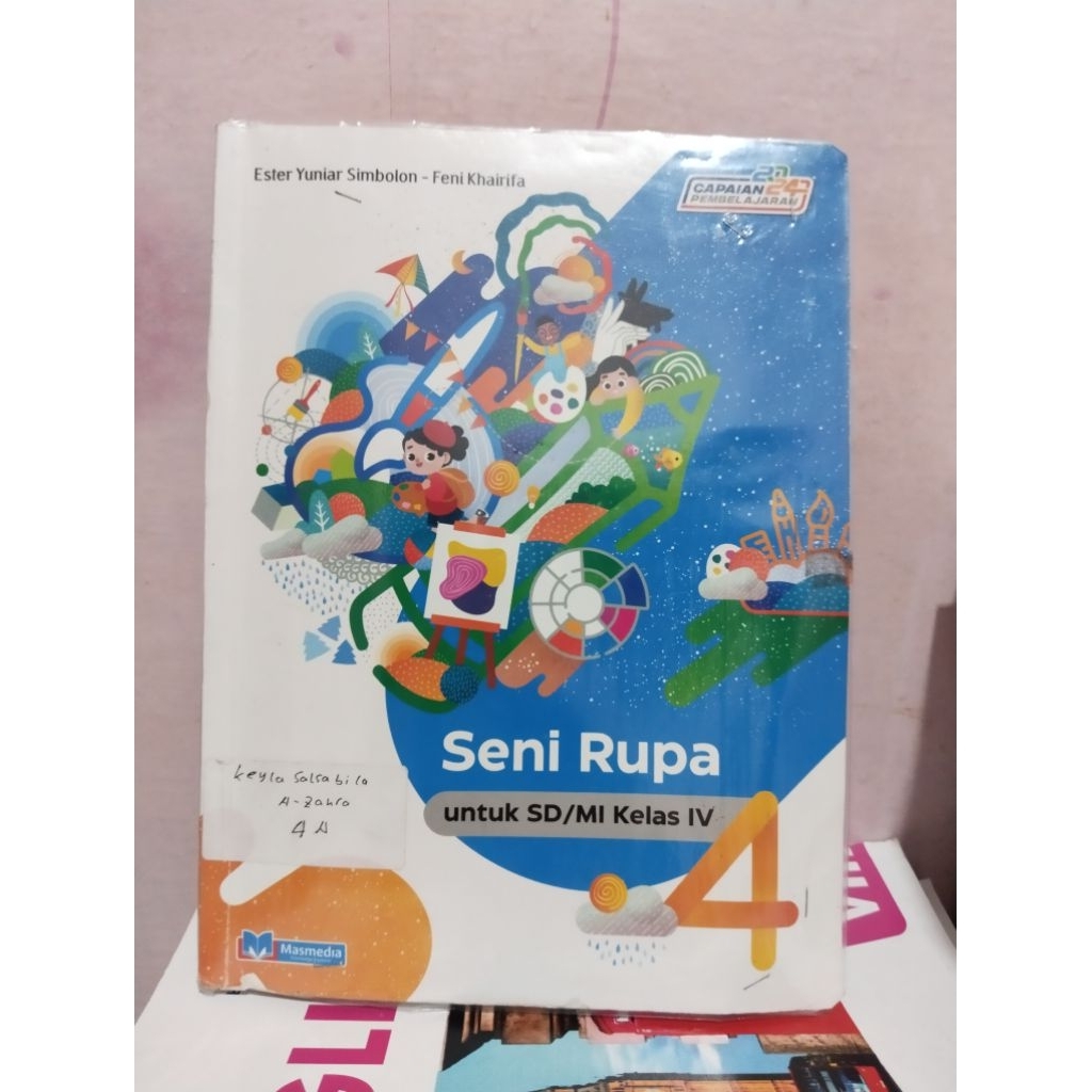 buku seni rupa/sbk kelas 4/IV sd mi masmedia kurikulum merdeka