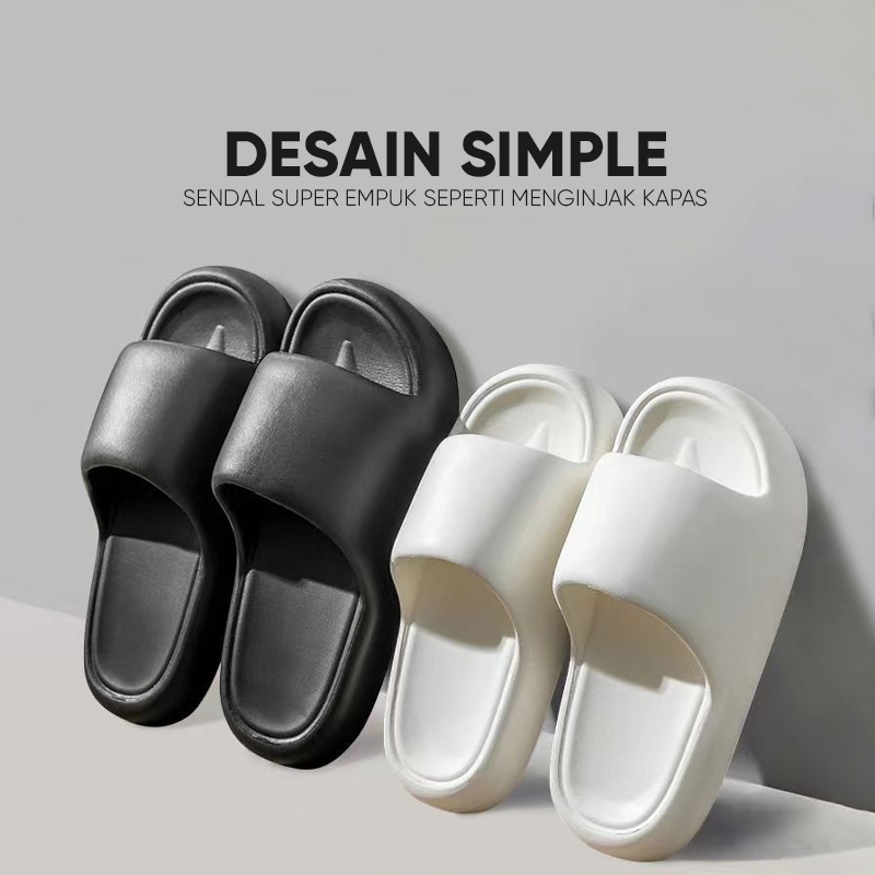 premium discount 10% lazy bear sendal slop wanita/sandal karet wanita dewasa /sandal slop