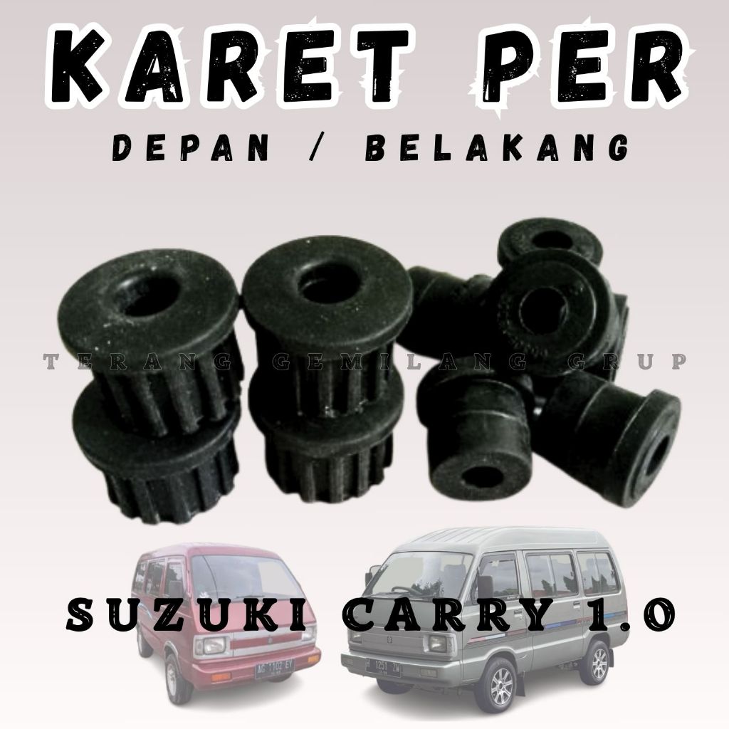 KARET PER - KARET BOSHING BUSHING PER KARET ANTING PER DAUN DEPAN ORIGINAL UNTUK SUZUKI CARRY 1.0
