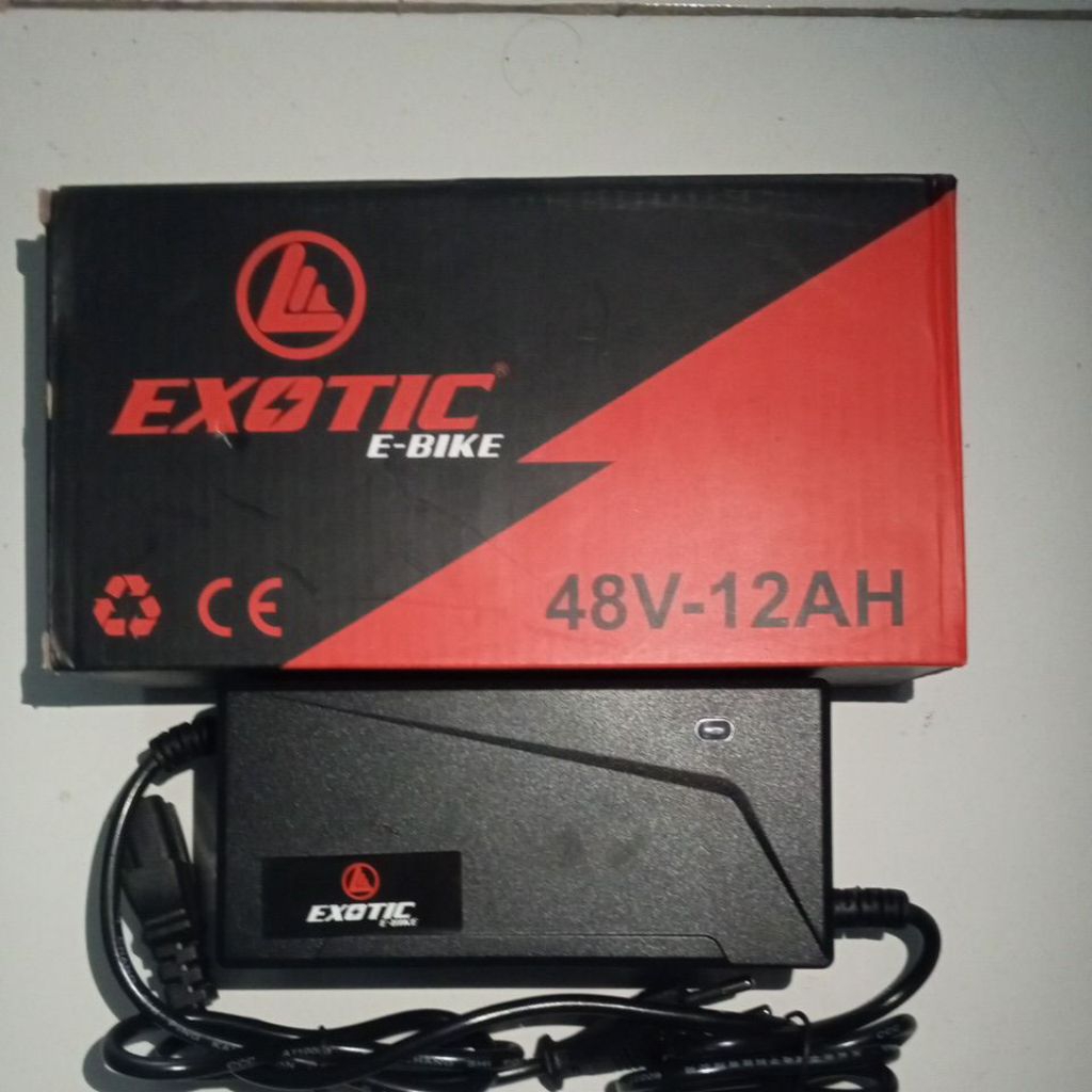 charger cas an sepeda listrik exotic 48v 12ah