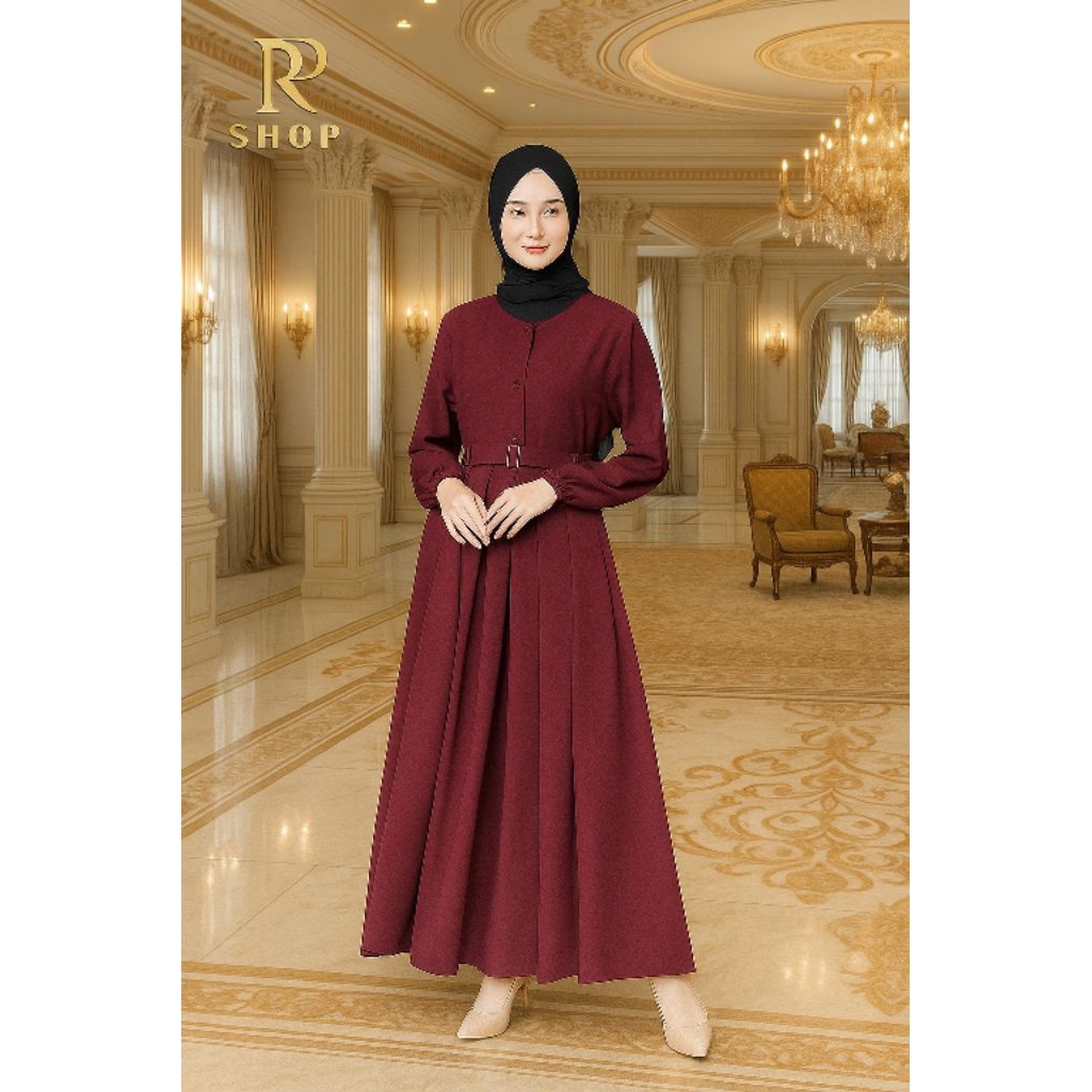 GAMIS EXCLUSIVE TERBARU GAMIS REMAJA GAMIS DEWASA - MAROON