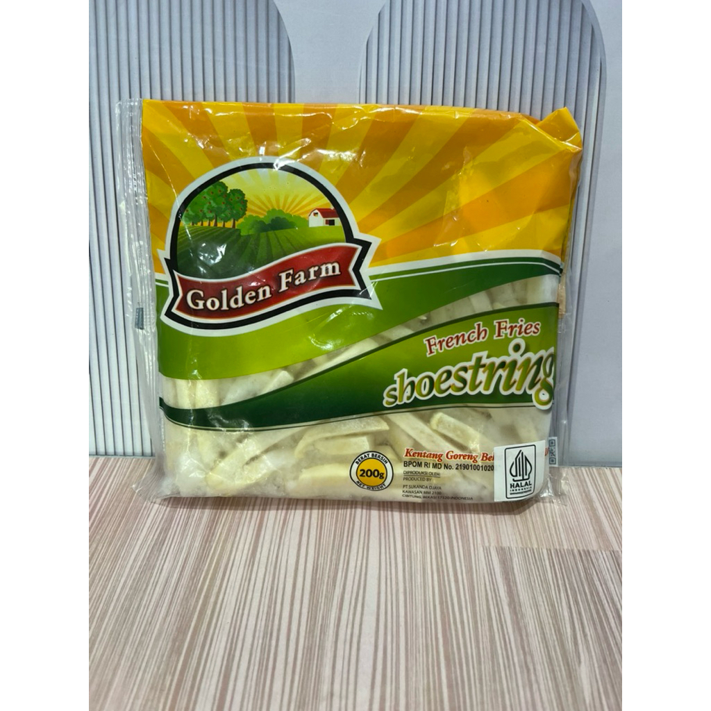 

golden farm french fries shoestring 200g