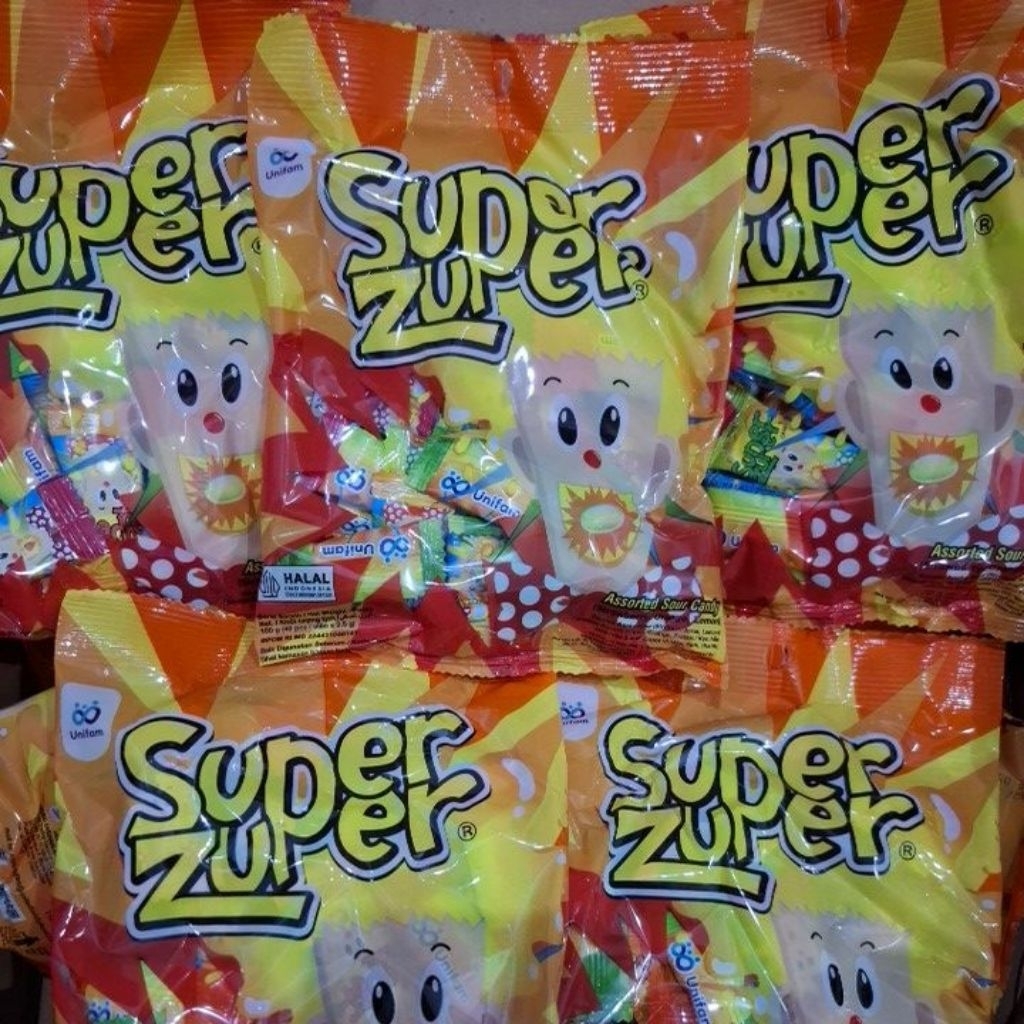 

Permen Super Zuper Bag ( isi 40 pcs) Assorted 100gr