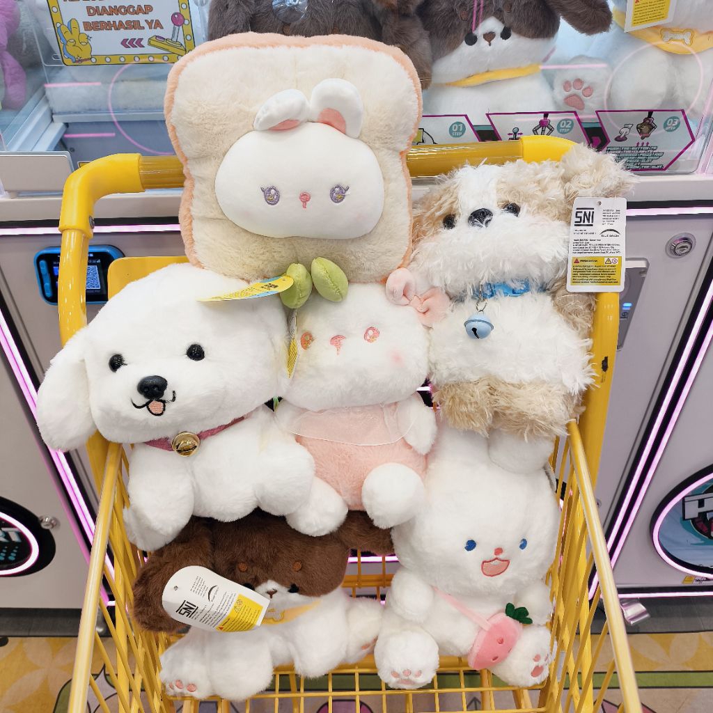 Boneka Kelinci / Rabbit Bunny, Beruang / Bear lucu imut capit Oh some / KKV