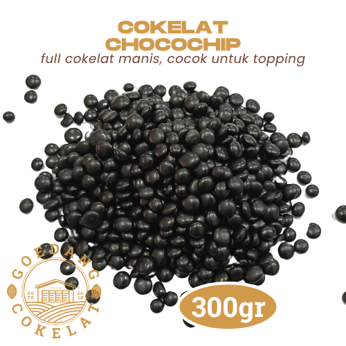 

COKLAT CHOCOCHIP 300GR | TOPPING SEGALA JENIS KUE & MINUMAN