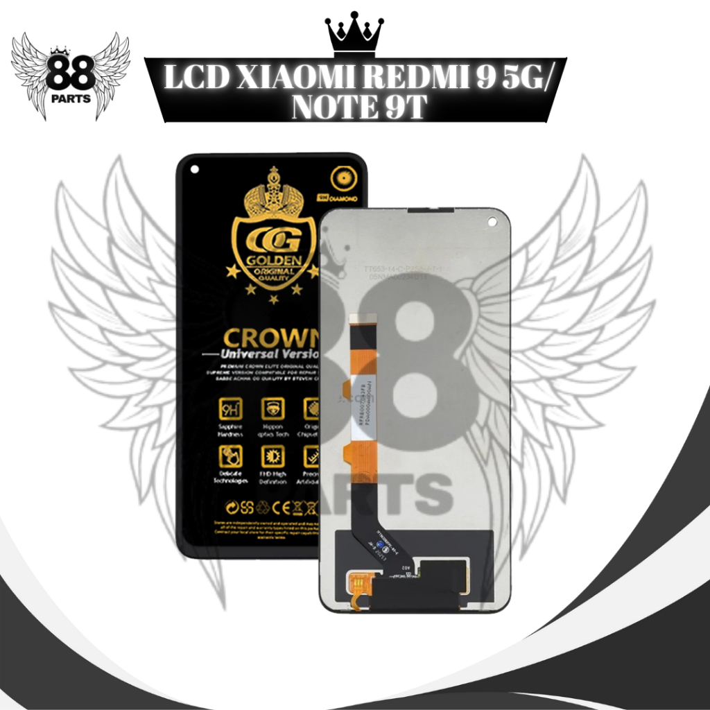LCD REDMI NOTE 9T / NOTE 9 5G / XIAOMI REDMI NOTE 9T / XIAOMI REDMI NOTE 9 5G FULLSET COMPLETE