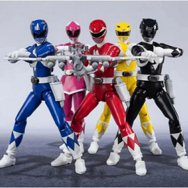 BANDAI SHODO MIGHTY MORPHIN POWER RANGERS MMPR ZYURANGER SHO-DO SET 6