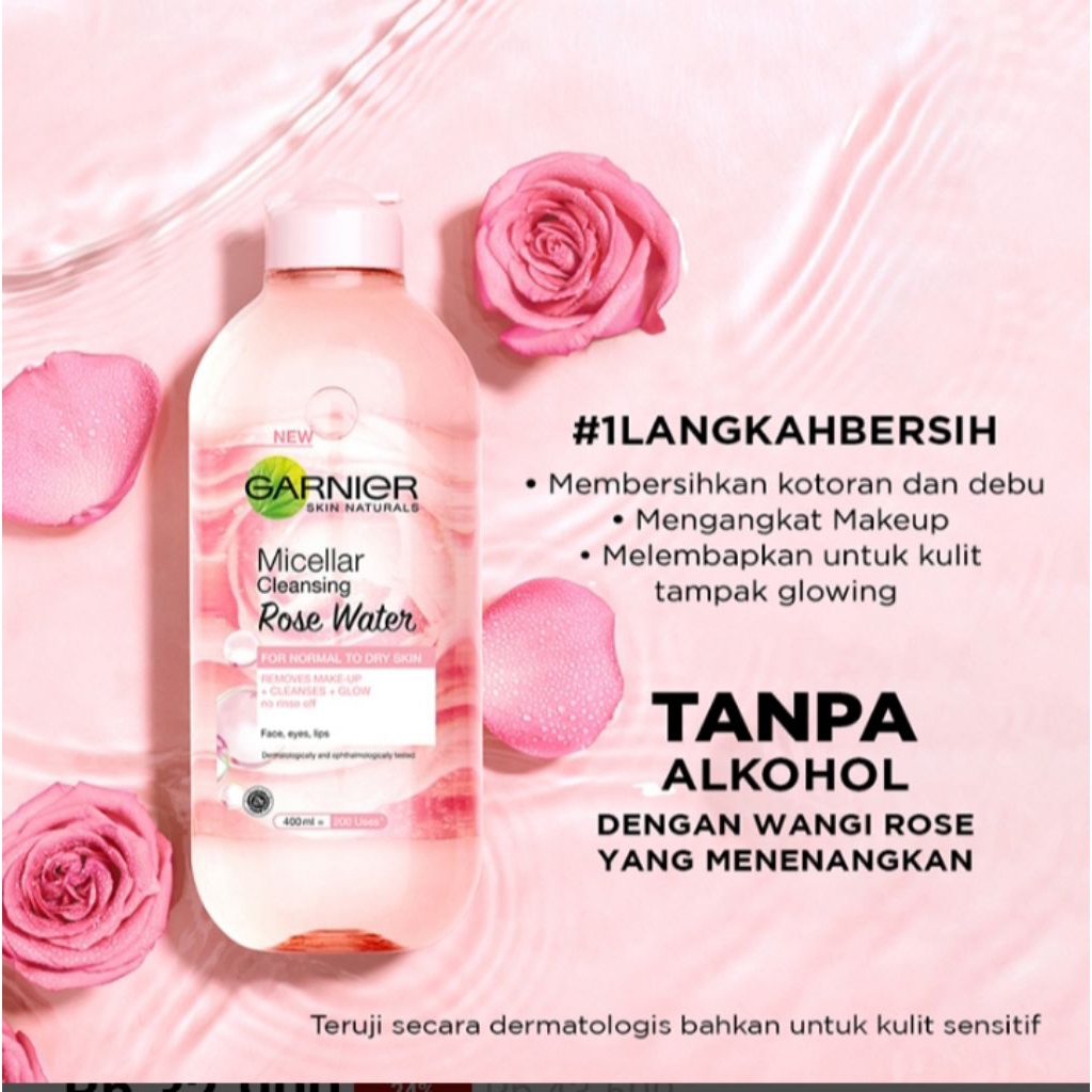 Garnier micellar rose water 125ml