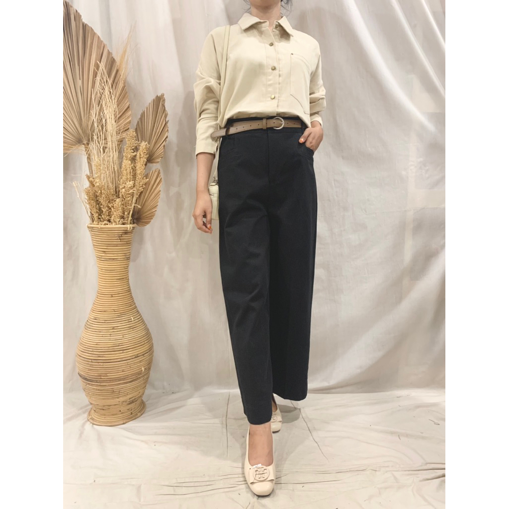 Blus Suede Jeans Wanita