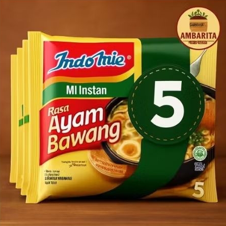 

INDOMIE AYAM BAWANG ASLI INSTAN 5X85GR