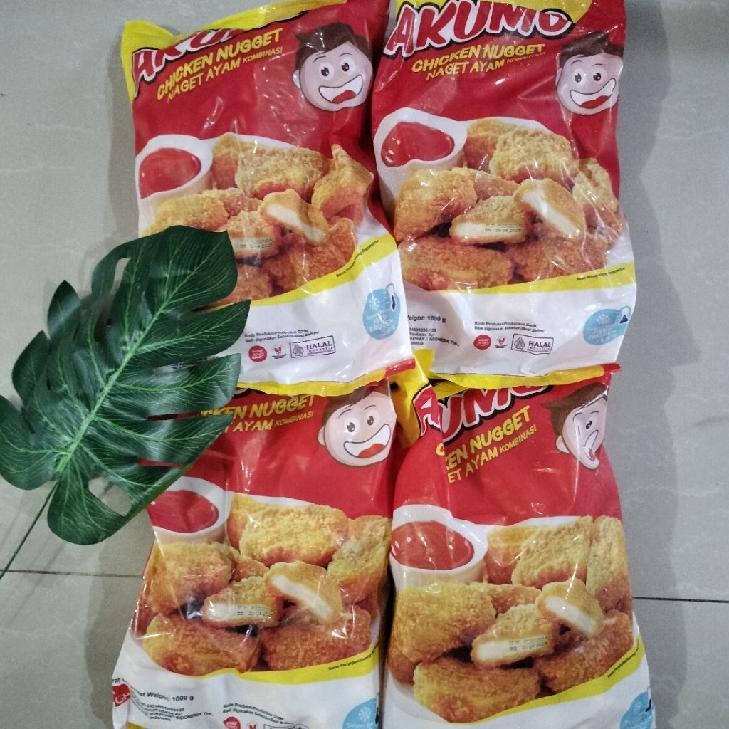 

AKUMO CHICKEN NUGGET 1 KG (LUAR JAWA JGN ORDER, BRG TDK TAHAN LAMA)
