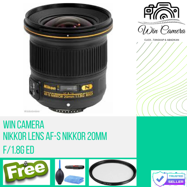 Lensa Nikon AF-S 20mm f1.8G ED / Lens Nikon