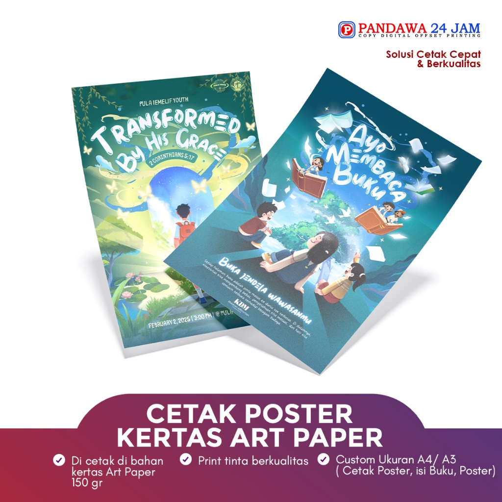 

CETAK POSTER A3+ | ART PAPER