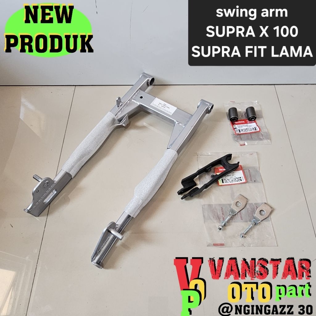 swing arm SUPRA X 100/110 SUPRA X LAMA SUPRA FIT LAMA WARNA SILVER
