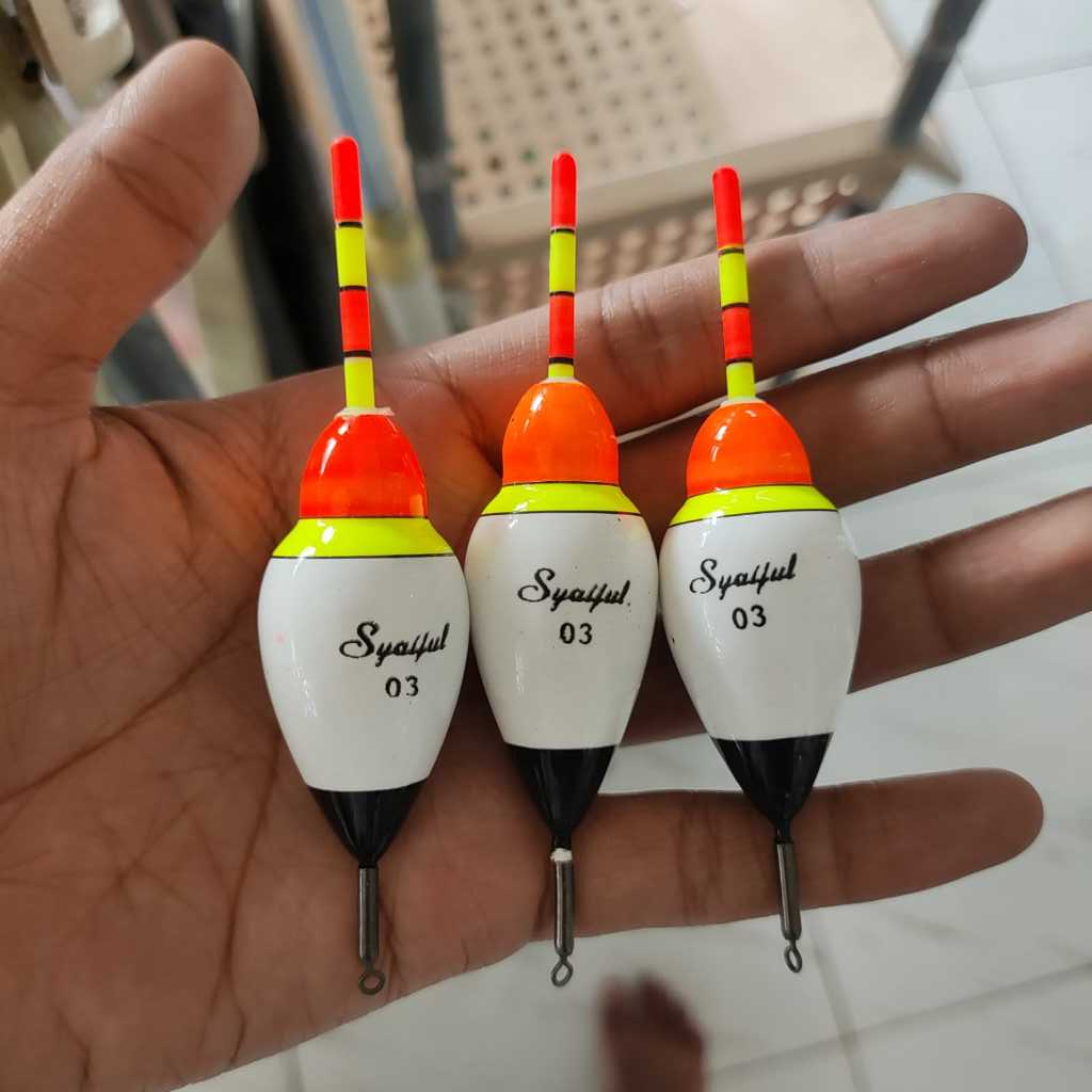 PELAMPUNG PANCING KUMBUL PANCING STARLET PANJANG 10 CM WARNA PUTIH