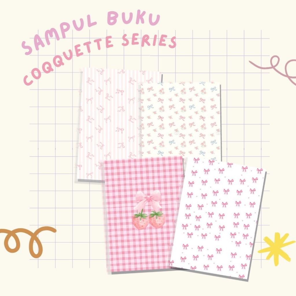 

Sampul buku aesthetic Coqquette Pita pink series