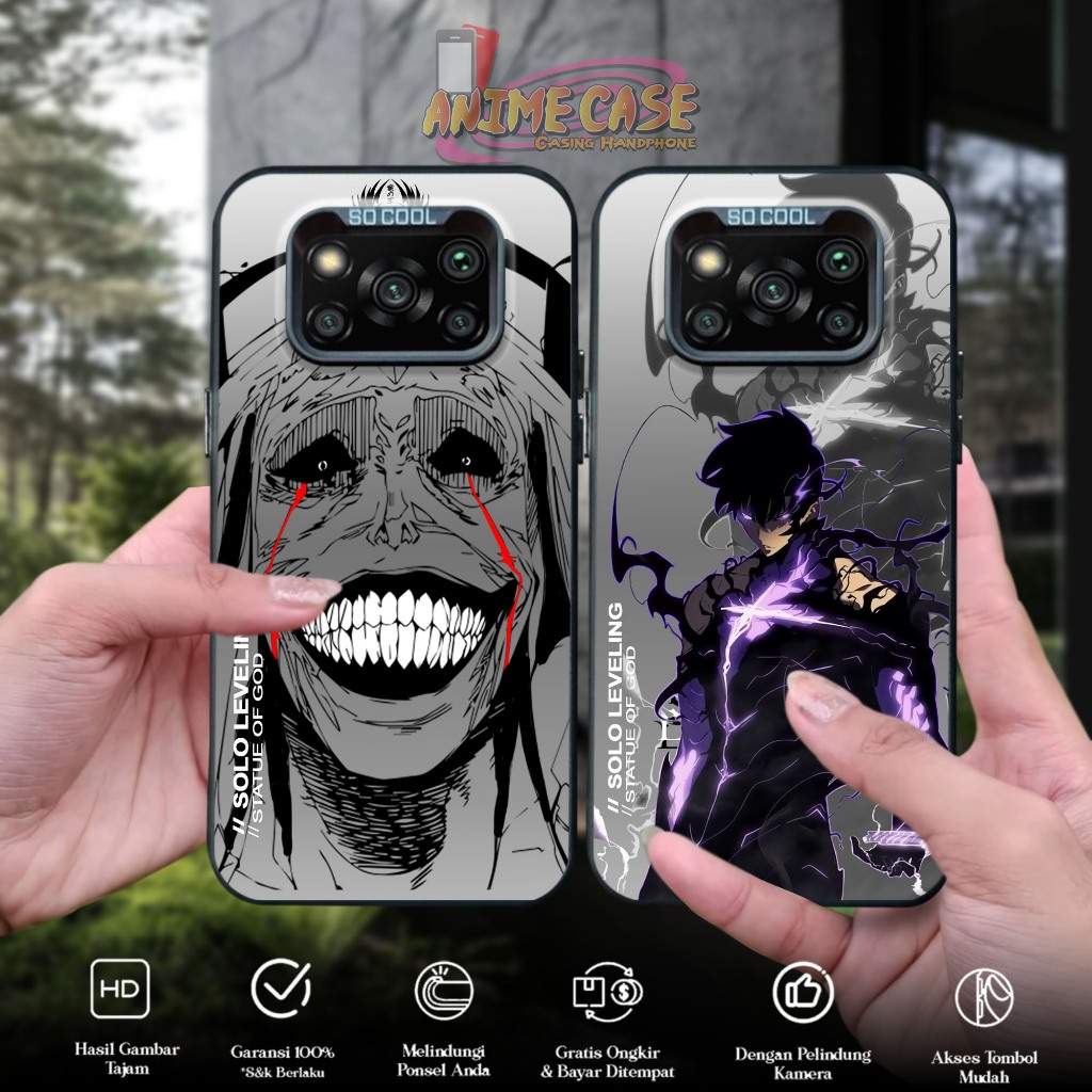Premium Matte POCO X3 X3 NFC X3 PRO Motif SLVL Hard Casing Hp Anime Case Case Socool IMD Softcase Hp