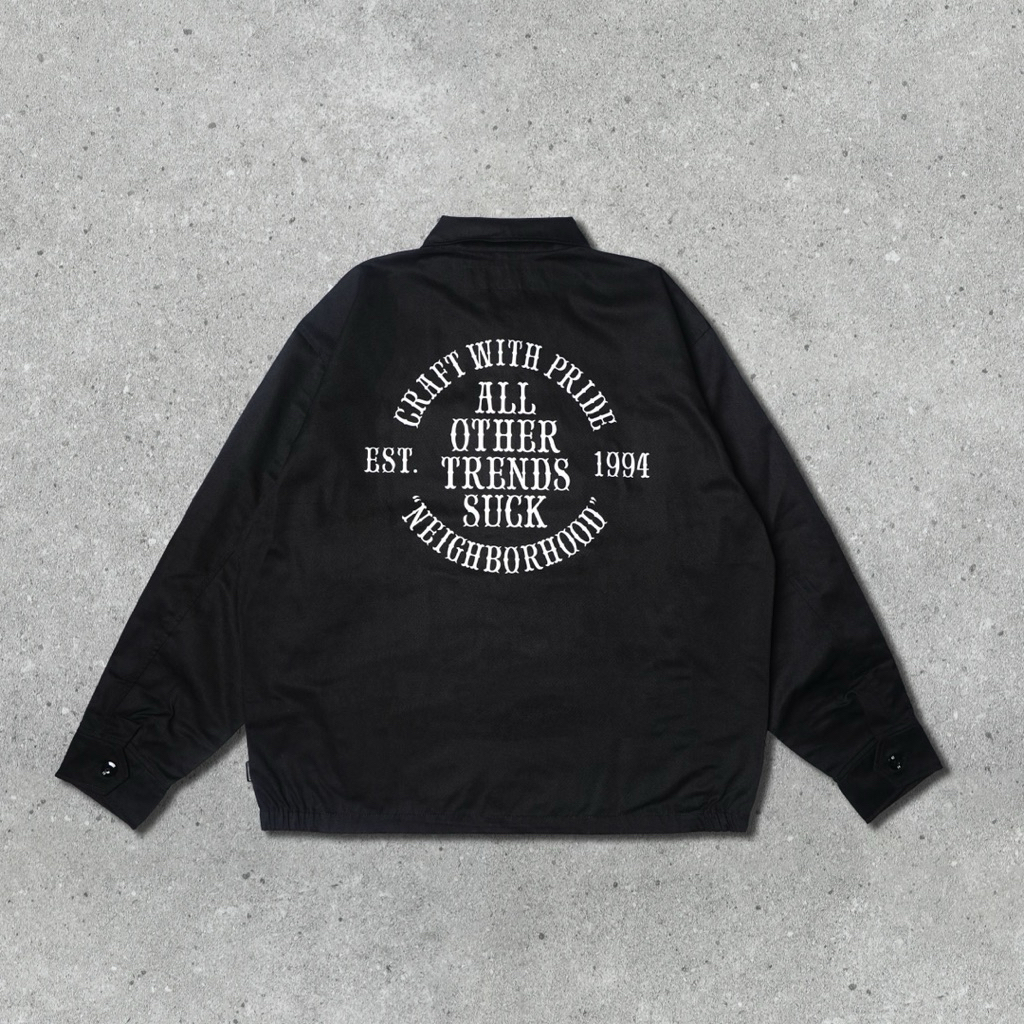 Jaket Neighborhood Herrington Jacket - Black