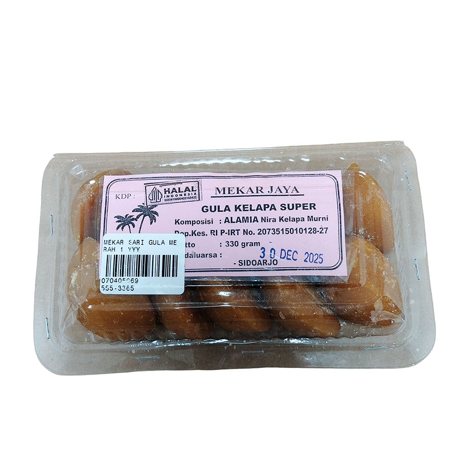 

MEKAR SARI GULA MERAH PCS