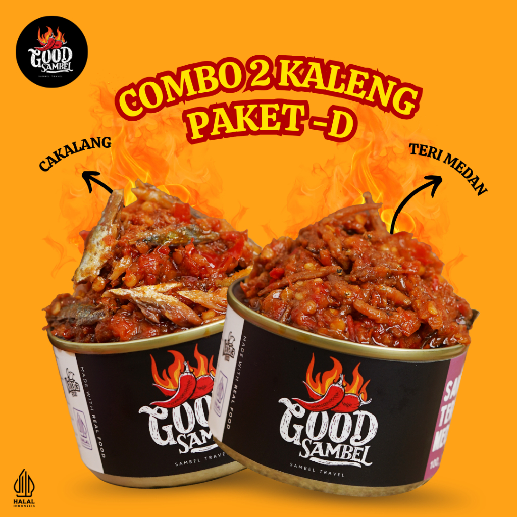 

Combo Lauk Nampol Sambel Cakalang&Sambel Teri Medan | Sambel Ikan Cakalang & Teri (Produk Tester)
