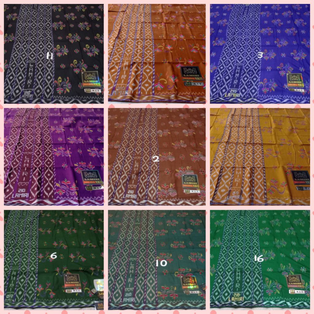 SARUNG LAMIRI MST S90 FULL SUTRA ORIGINAL LENGKAP