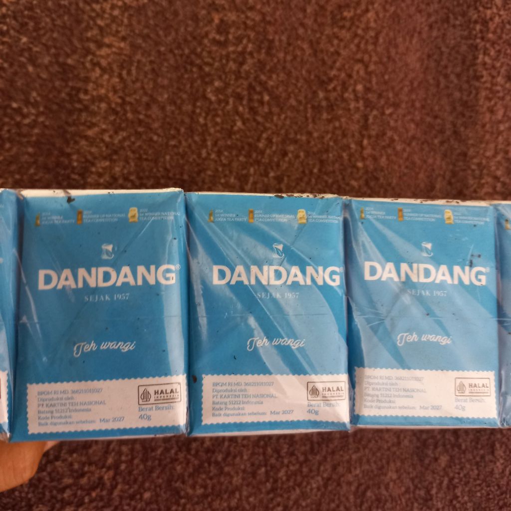 

Teh Dandang Biru 40gr ( 1 slop isi 10pcs ) exp 2026