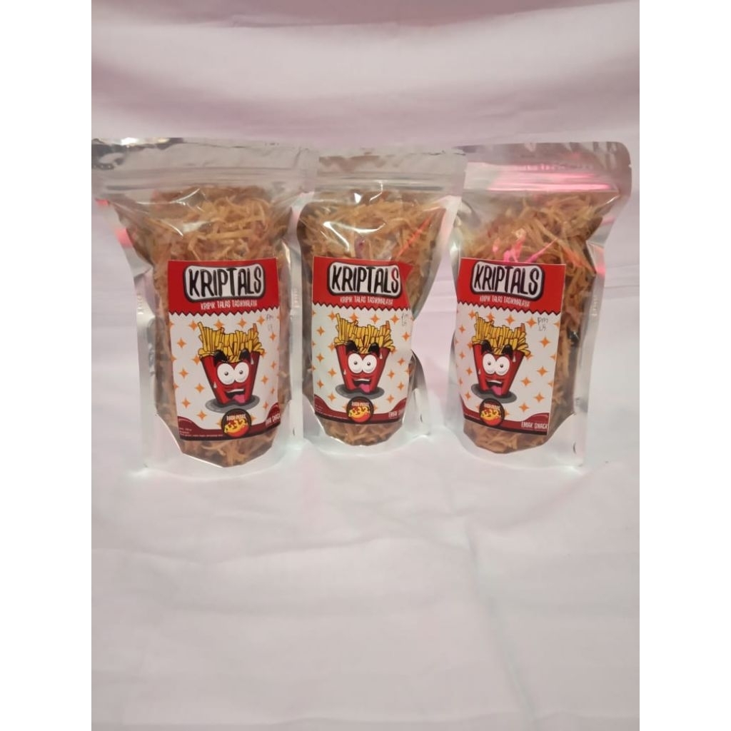 

keripik talas rasa pedes aida