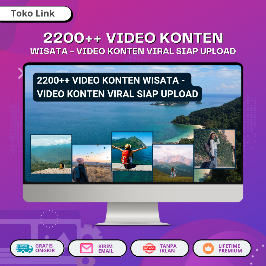 2200++ VIDEO KONTEN WISATA -  Video Konten Viral Siap Upload