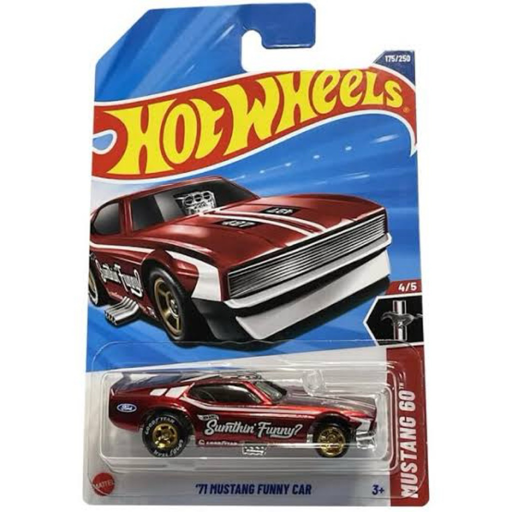 [ FREE PROTECTOR ]Hotwheels 71’ Mustang funny car Super treasure hunt (STH)