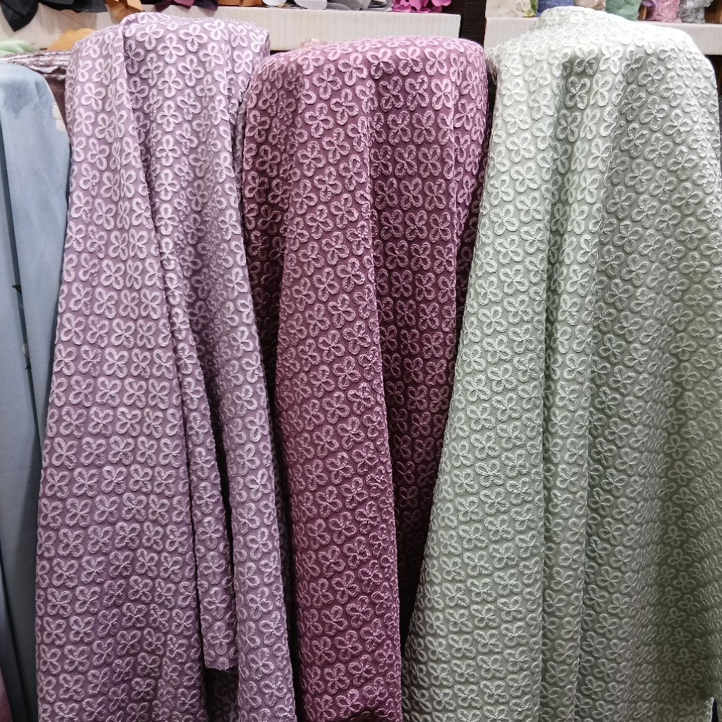 Kain Jaguard Embos Klover Premium Kain Jaguard Embos Import