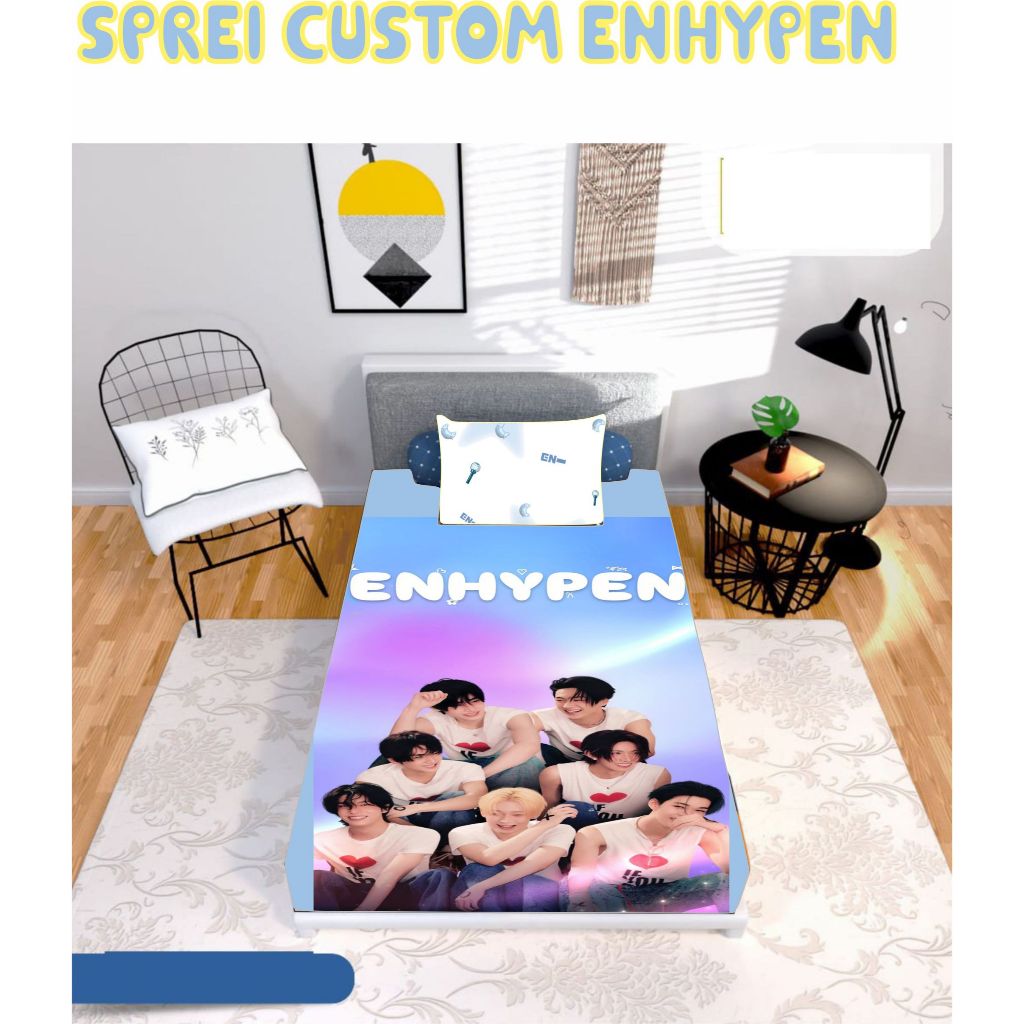 sprei custom gambar ENHYPEEEN