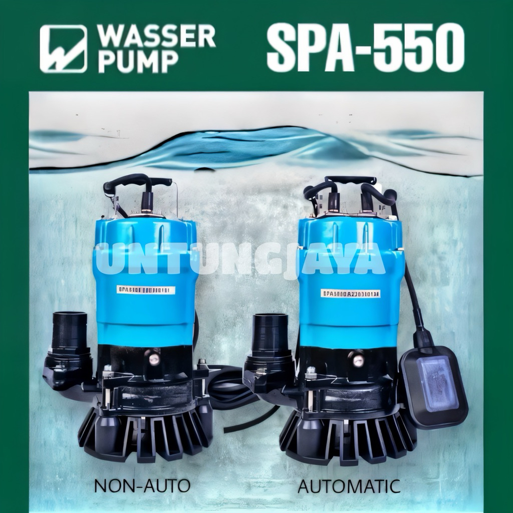 POMPA CELUP WASSER AIR KOTOR SPA 550 EA OTOMATIS // POMPA SUBMERSIBLE WASSER AIR KOTOR SPA550EA AUTO