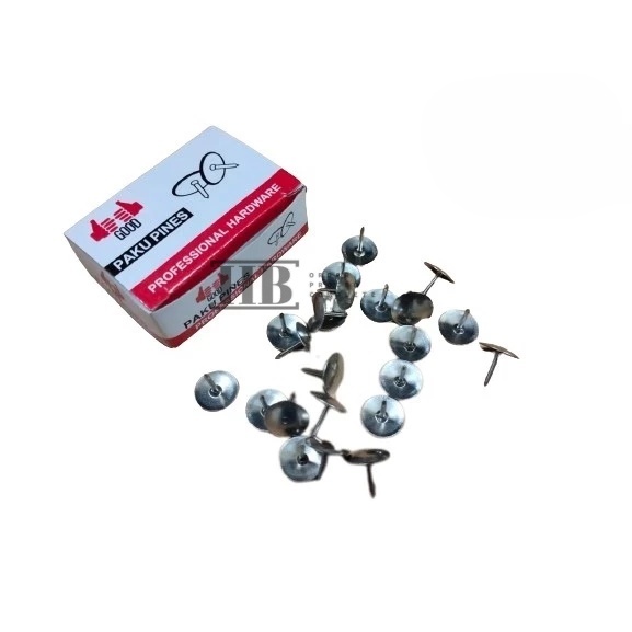 

PAKU PAYUNG / PINES (THUMB TACK) 1 PAK ISI10 BOX KECIL BERKUALITAS HARAPANBARU88