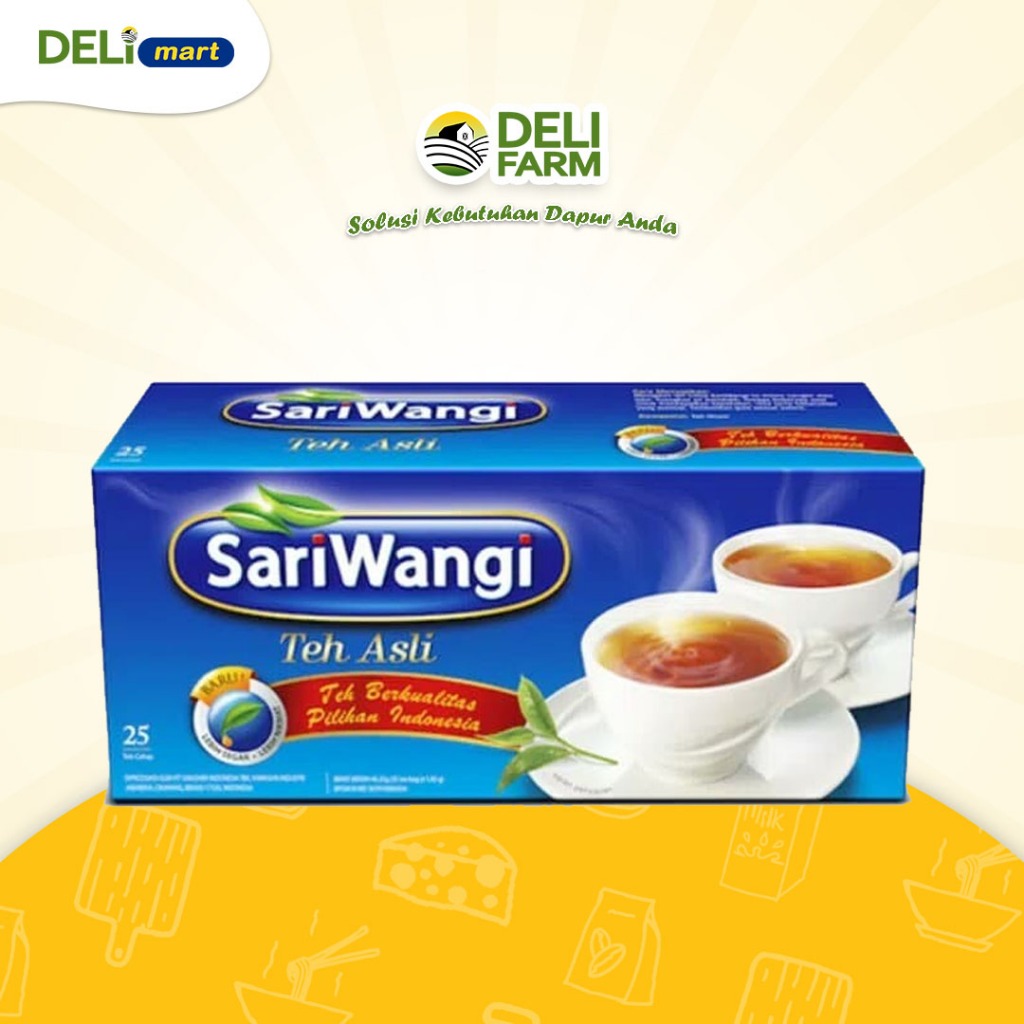 

Deli Mart Teh Celup Sariwangi 1 Box (25 pcs & 50 pcs) / Teh Celup Sariwangi by Deli Farm