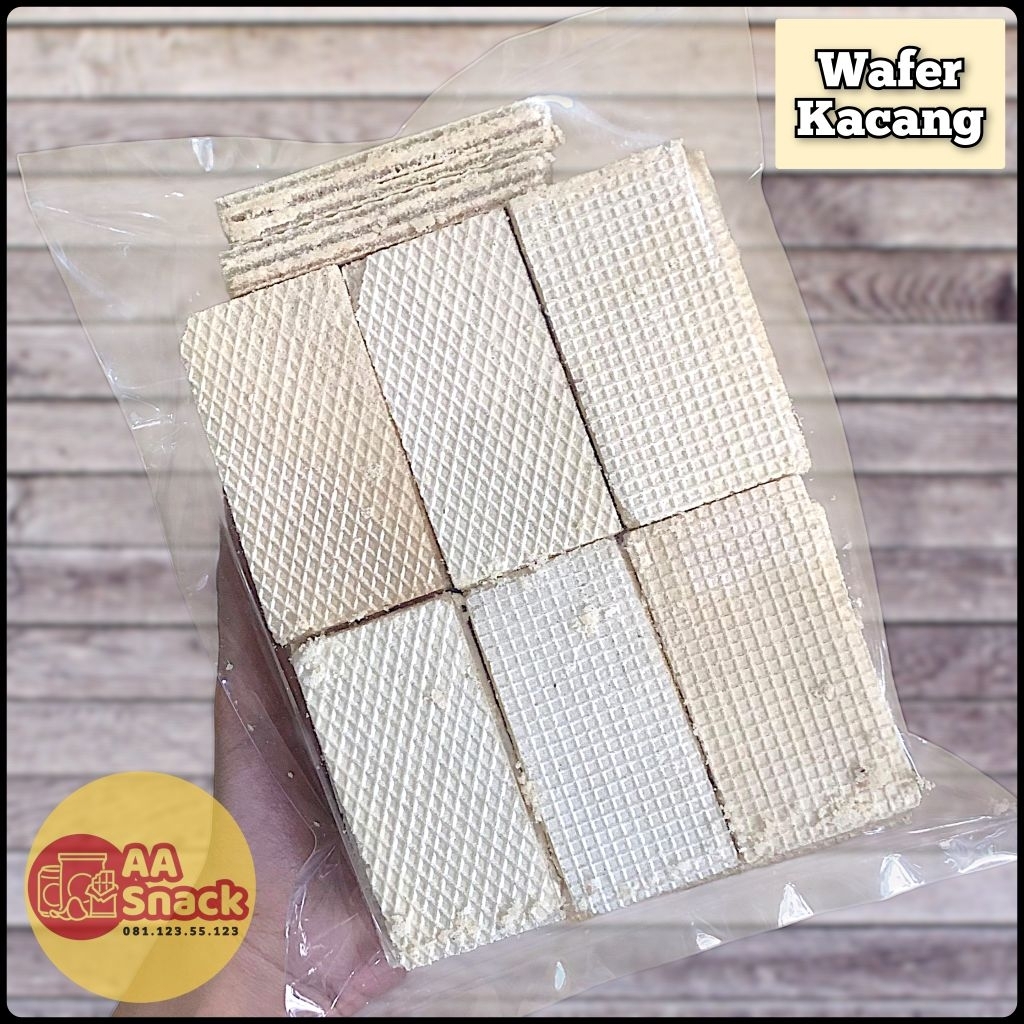 

Wafer Kacang (Enak Manis Gurih)