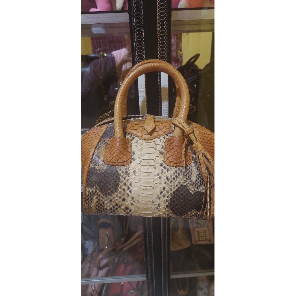 tas wanita kulit ular