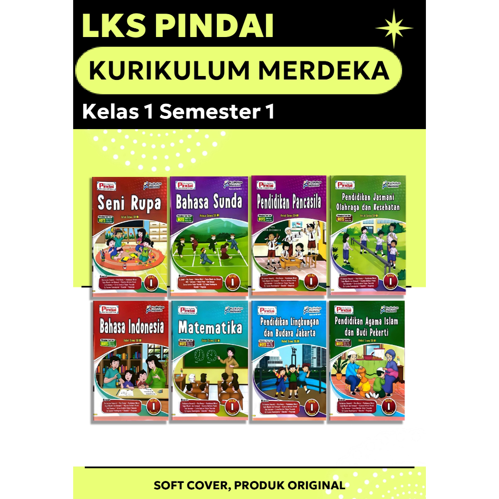 LKS PINDAI Kelas 1 Semester 1 Kurikulum Merdeka (ARYA DUTA)