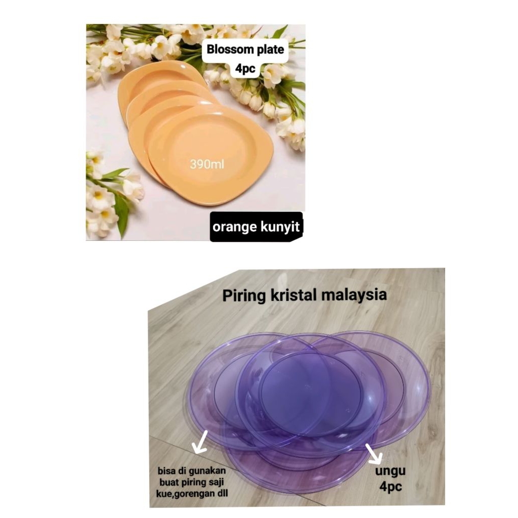 ORIGINAL TUPPERWARE PIRING MAKAN WARNA CERAH ANAK-ANAK