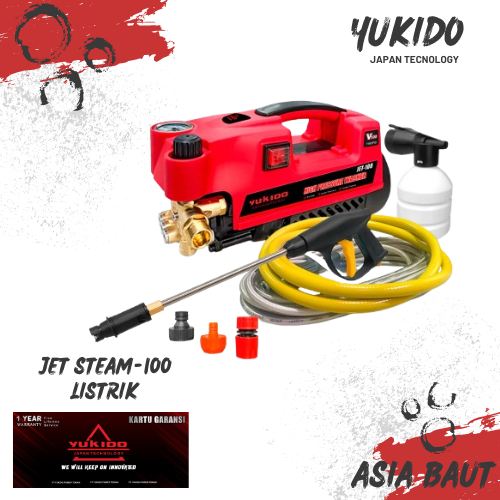 YUKIDO Mesin Steam Cuci Motor Mobil Tekanan Tinggi / YUKIDO High Pressure Washer Jet - 100 Cleaner B