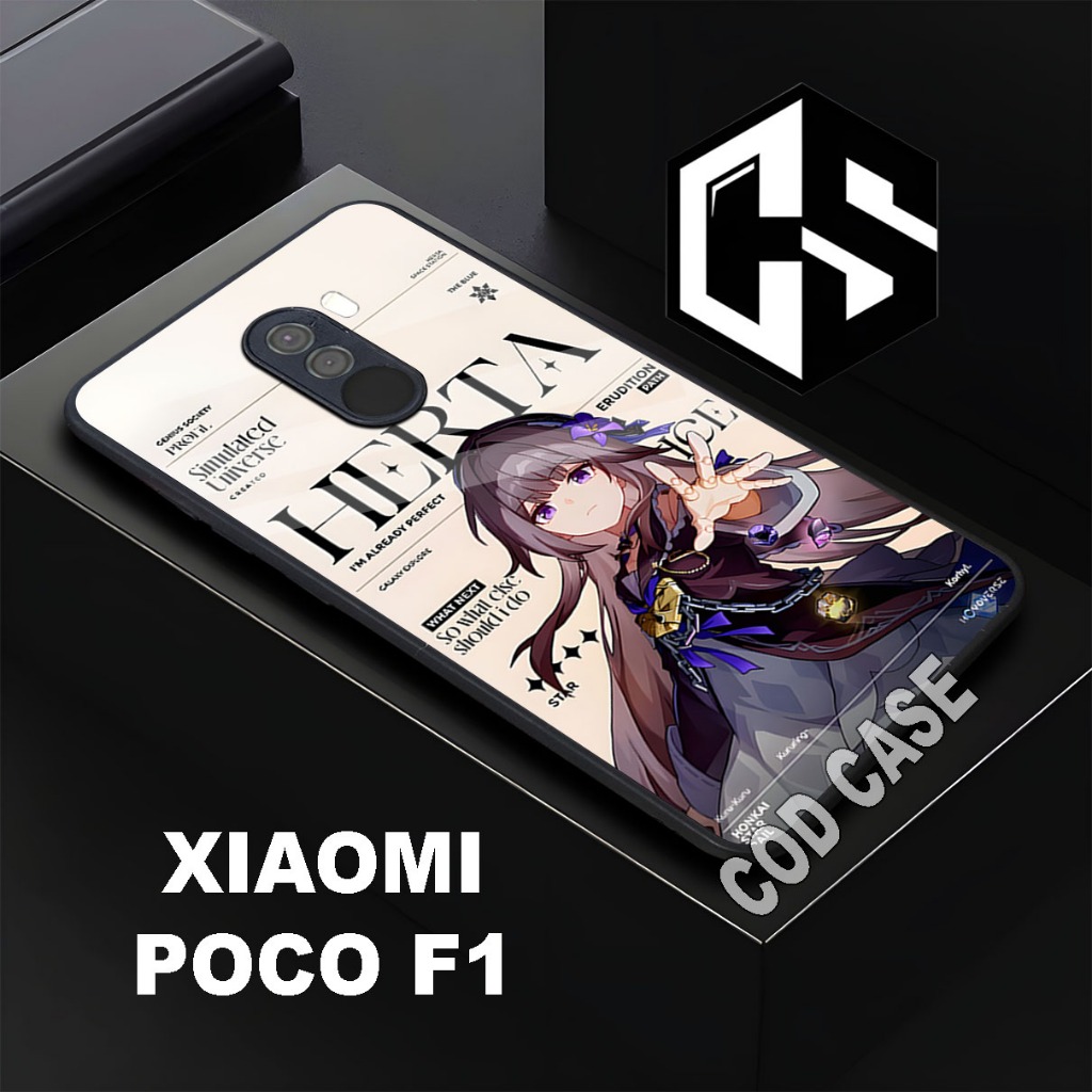 (COD 98)Softcase Glossy POCO F1/case poco f1 glitter/casing poco f1 glitter/case poco f1