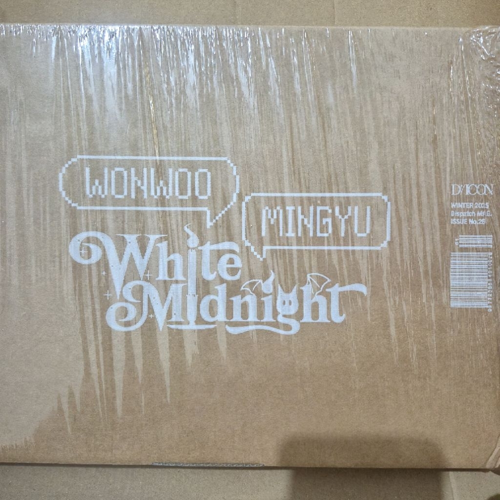 [ READY INA || FREE PC/MERCH OFFICIAL ] SEVENTEEN MERCH — DICON MINGYU WONWOO WHITE MIDNIGHT UNIT VE