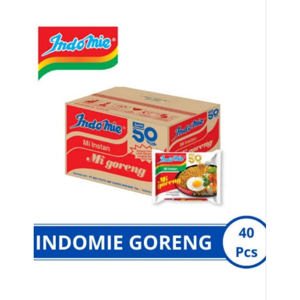 

Indomie goreng 1 dus isi 40 pcs