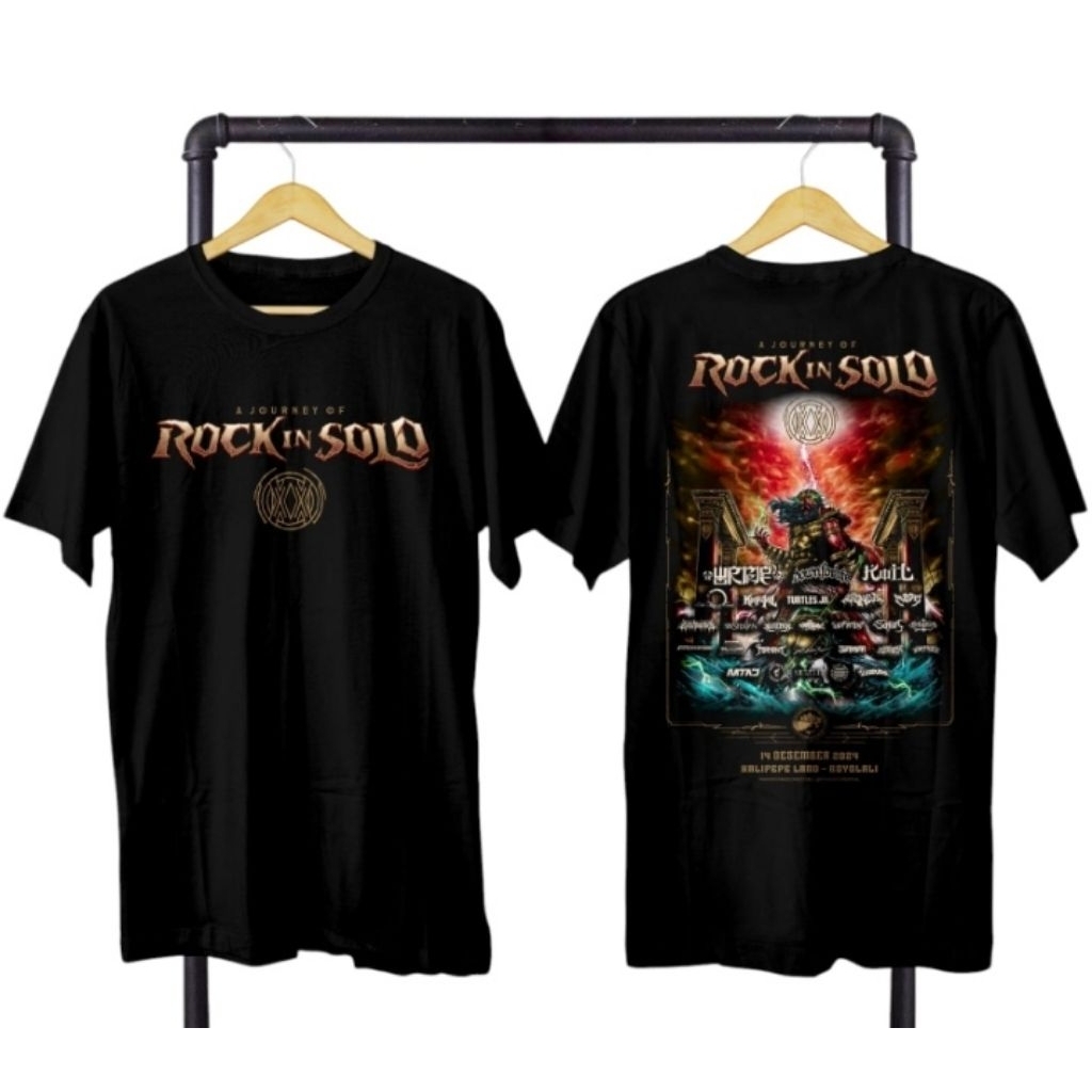Tshirt rock in solo/kaos rock