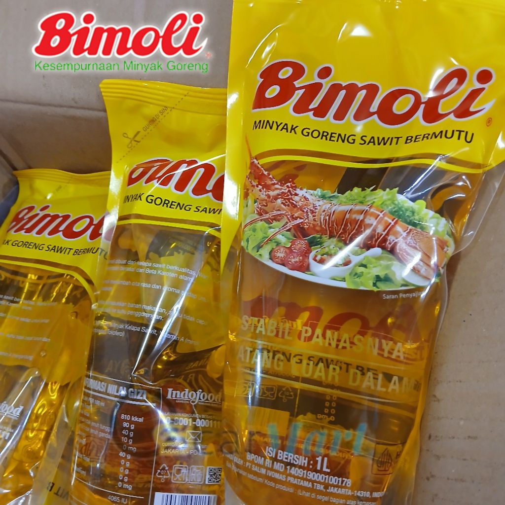 

GSV BIMOLI 1 Liter Refill Pack Minyak Goreng Sawit Bermutu