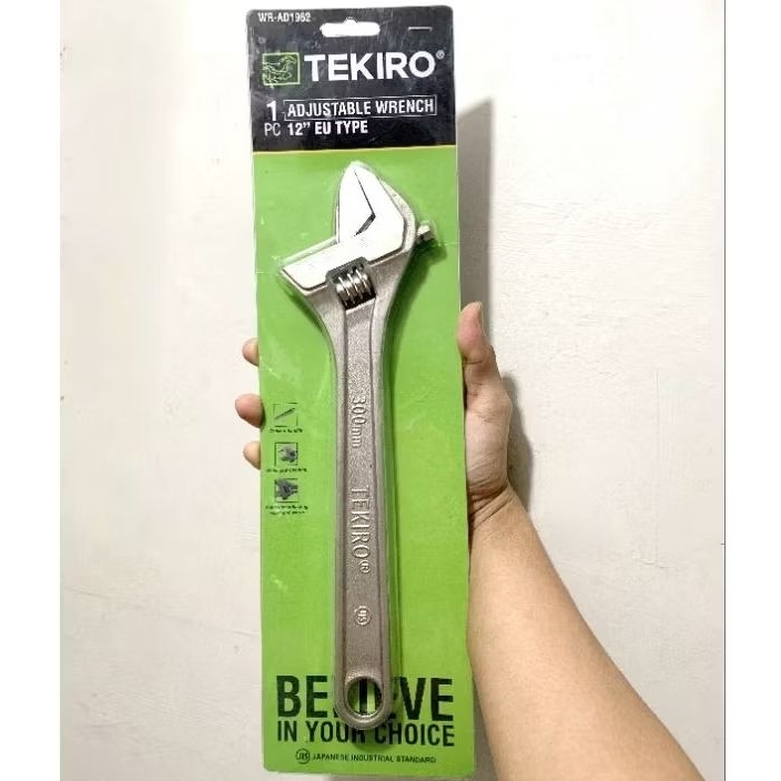 Kunci Inggris TEKIRO 12inchi Kunci Inggris Tekiro 12in ADJUSTABLE WRENCH KUNCI INGGRIS 300 MM Tekiro