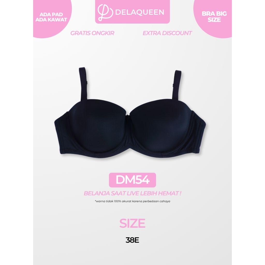 Delaqueen | Bra Big Size Bra Jumbo Bh Big Size 38DD 38E DM54