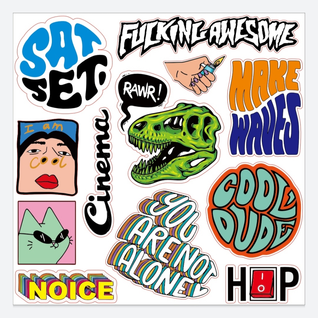 

Sicker Pack Fucking Awesome Sat Set