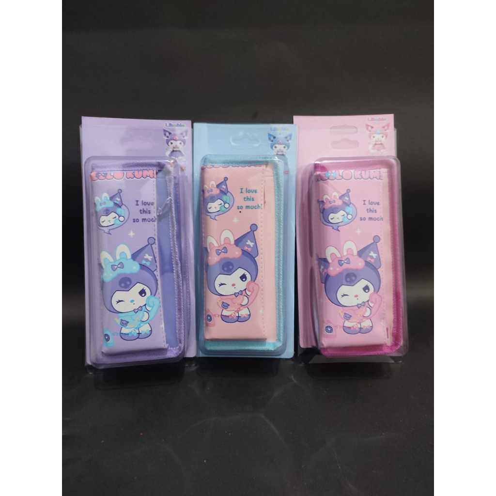 

PENSIL CASE RESLETING MOTIF KUROMI