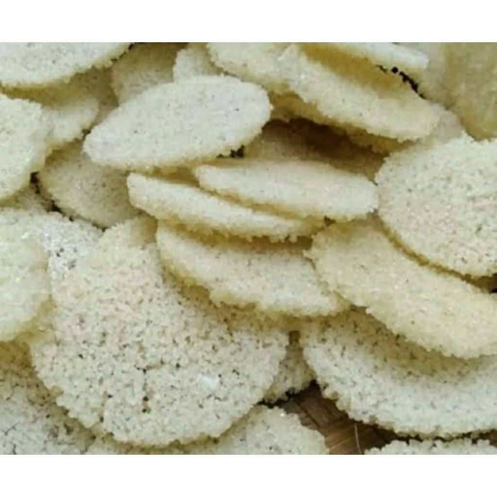 

krupuk singkong mntah/rangining